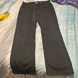Buckle Black Straight Leg Jeans